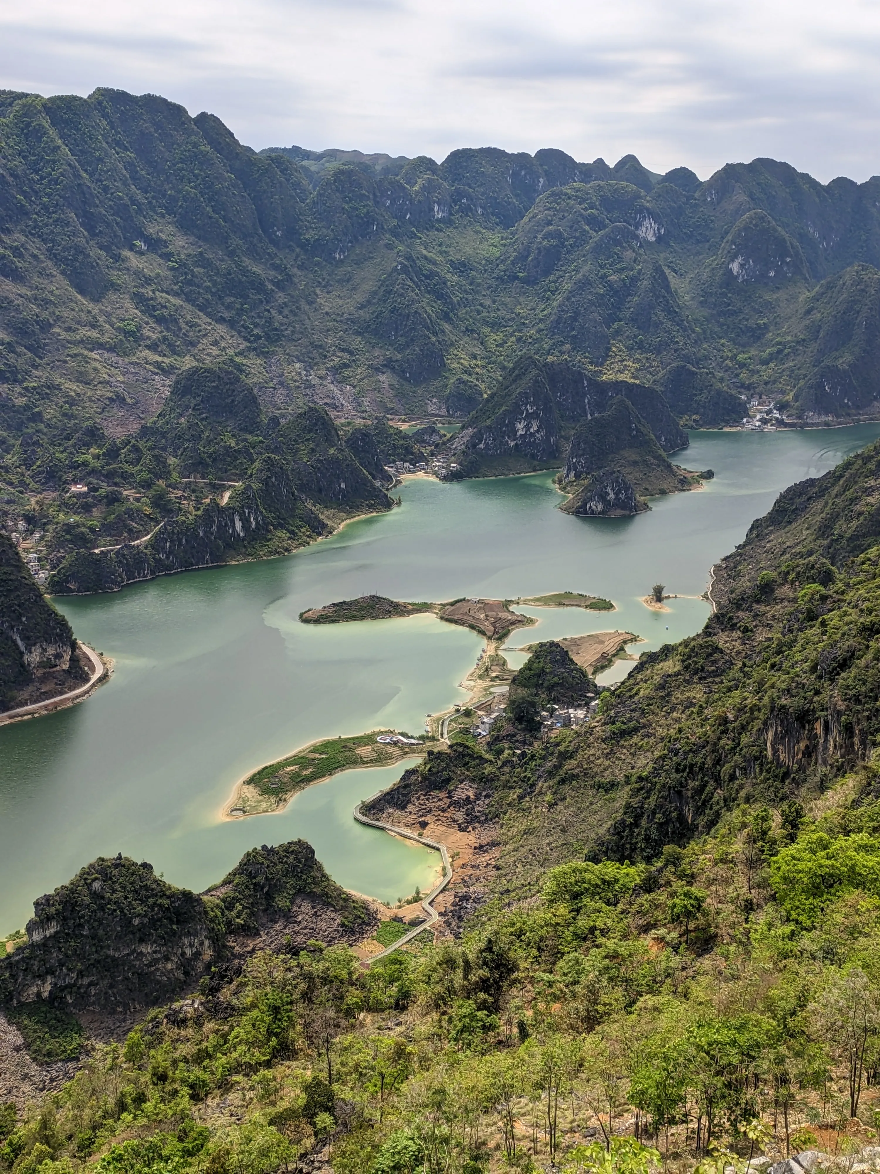 浩坤湖爬山徒步景色 (40)-弄外屯