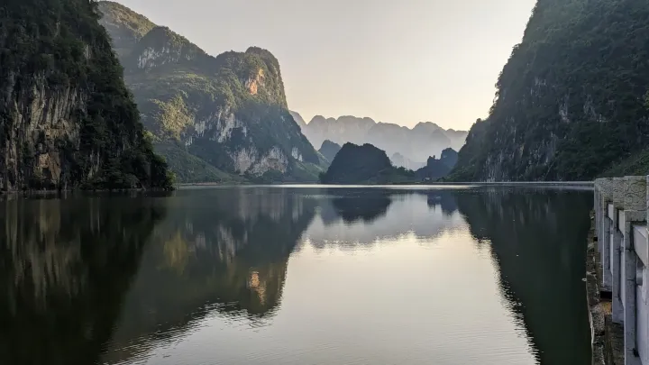 浩坤湖骑行栈道景色 (6)