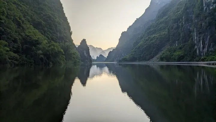 浩坤湖骑行栈道景色 (13)