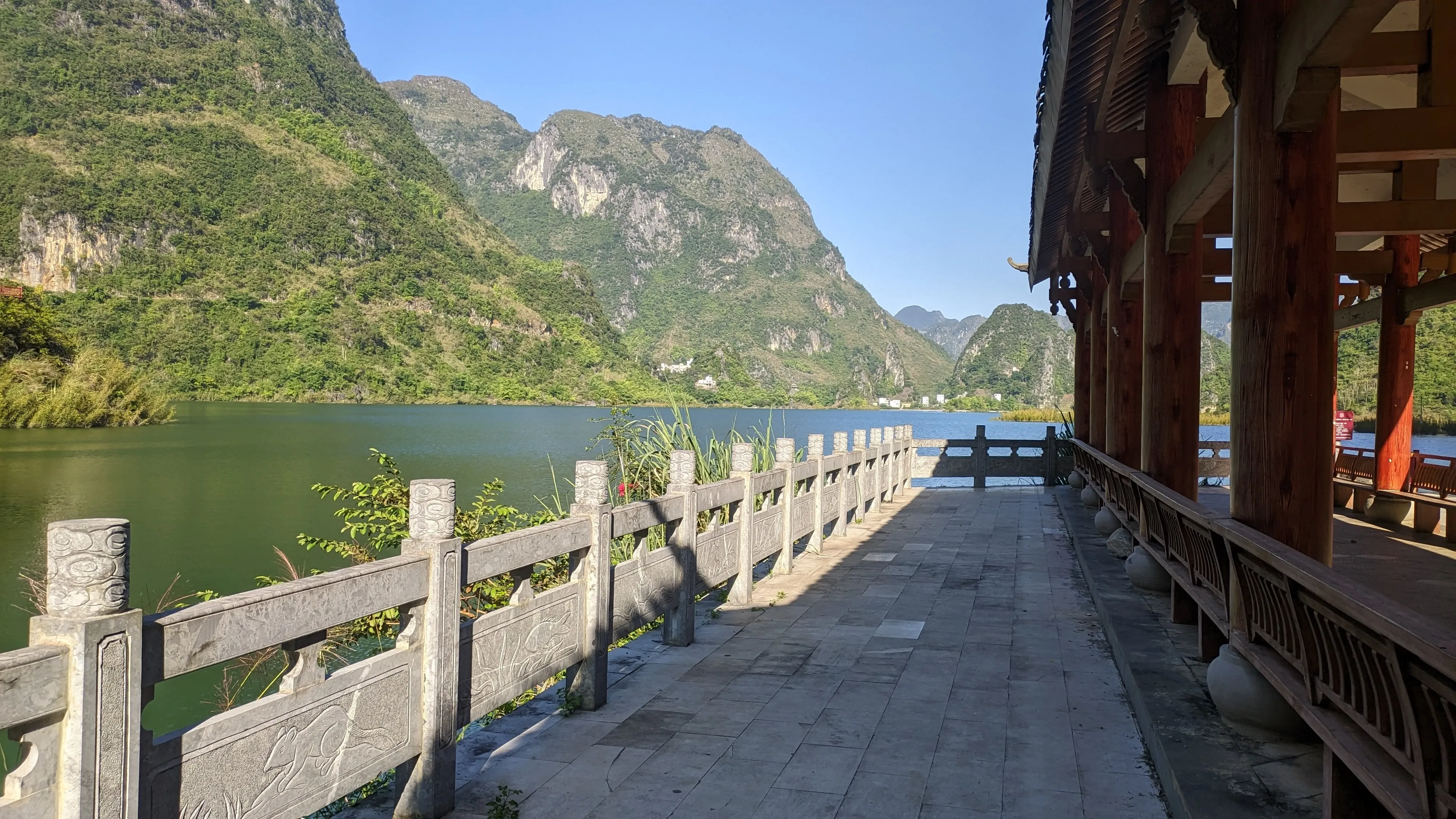 浩坤湖环湖公路景色 (47)- 浩坤码头