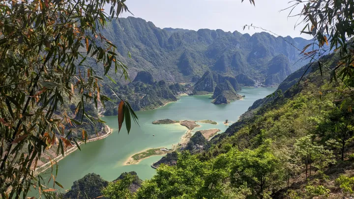 浩坤湖爬山徒步景色 (14)-弄外屯