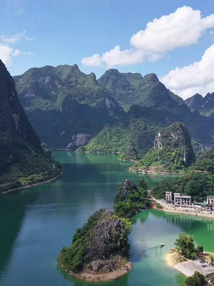 浩坤湖航拍视角景色 (42)