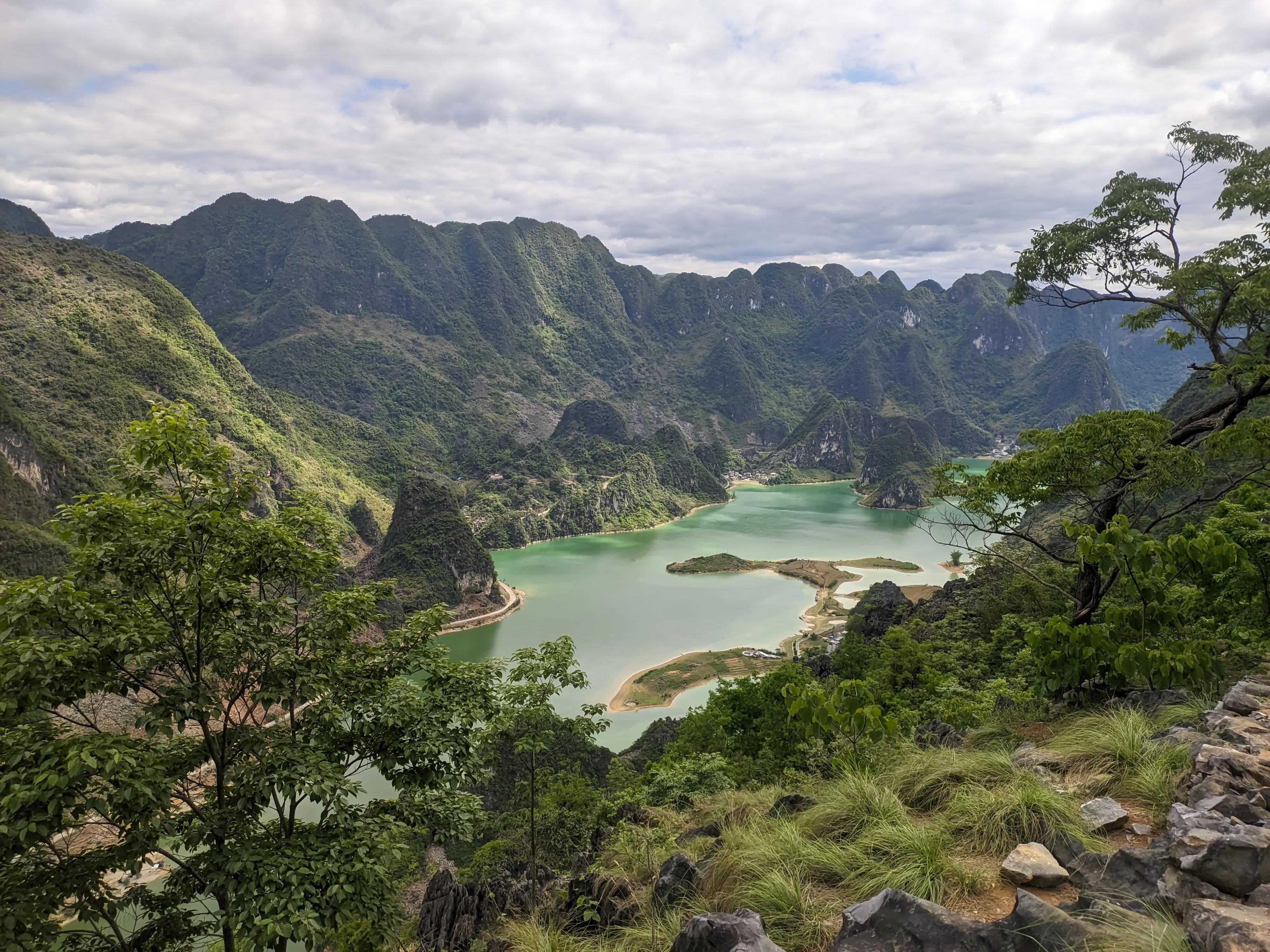 浩坤湖爬山徒步景色 (8)-弄外屯