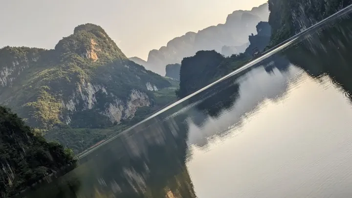 浩坤湖骑行栈道景色 (5)