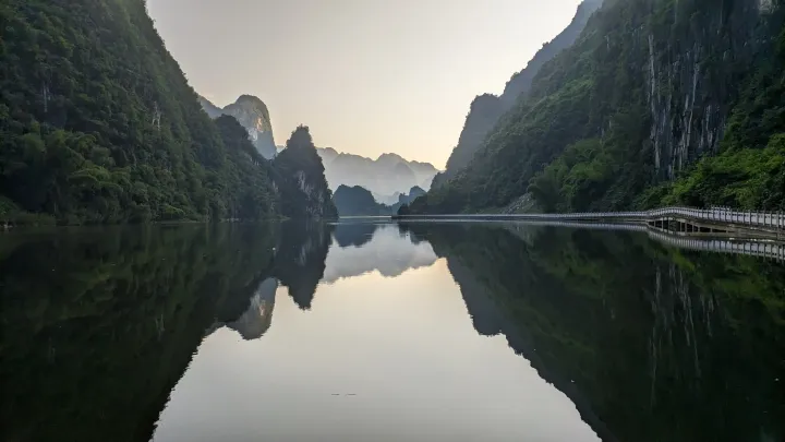 浩坤湖骑行栈道景色 (9)