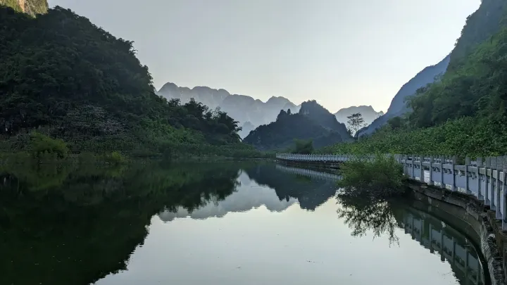 浩坤湖骑行栈道景色 (18)