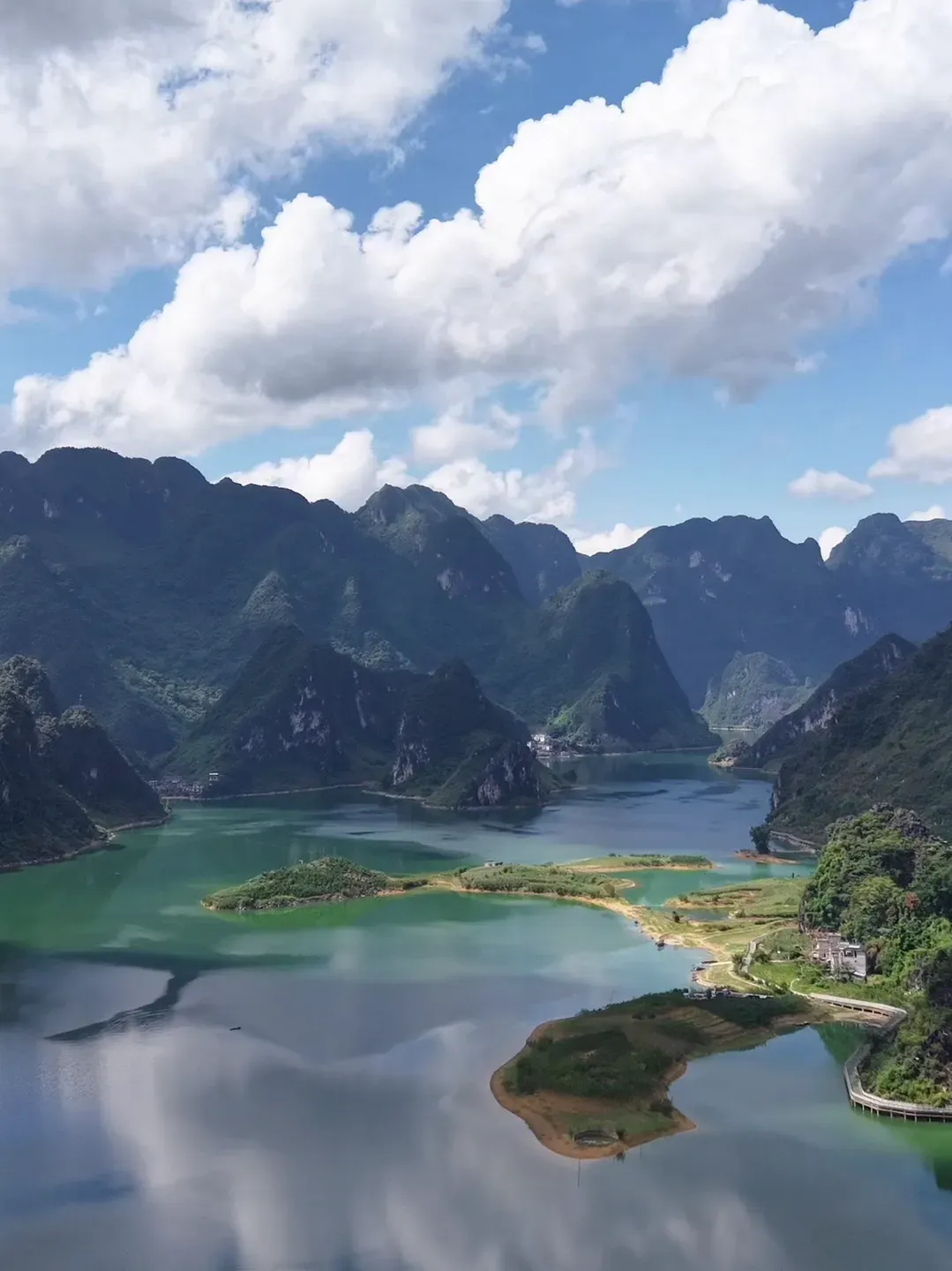 浩坤湖航拍视角景色 (39)