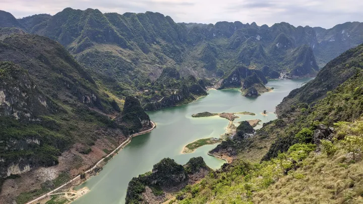 浩坤湖爬山徒步景色 (17)-弄外屯