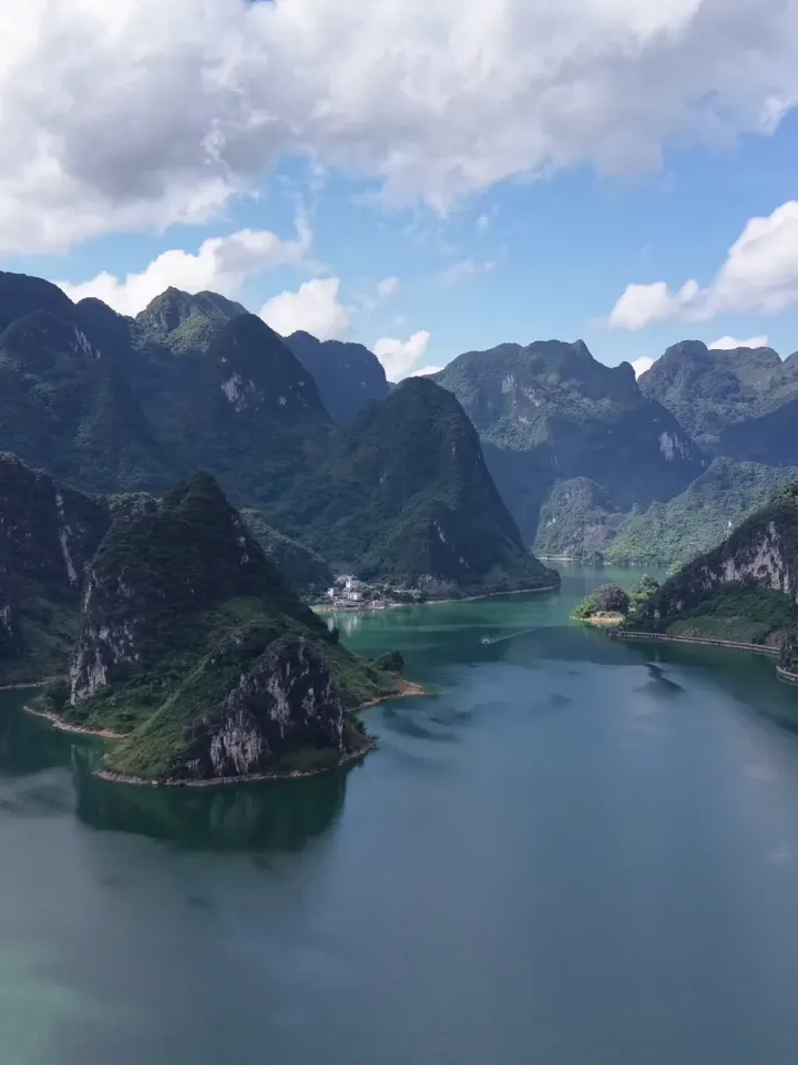 浩坤湖航拍视角景色 (40)