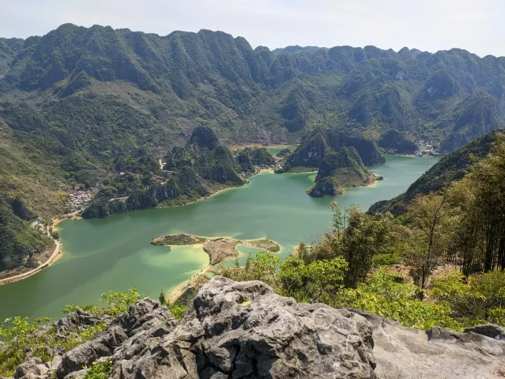浩坤湖爬山徒步景色 (5)-弄外屯